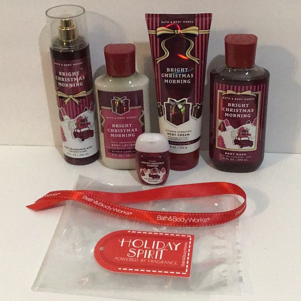 Bath & Body Works Bright Christmas Morning 5 Piece Gift Set